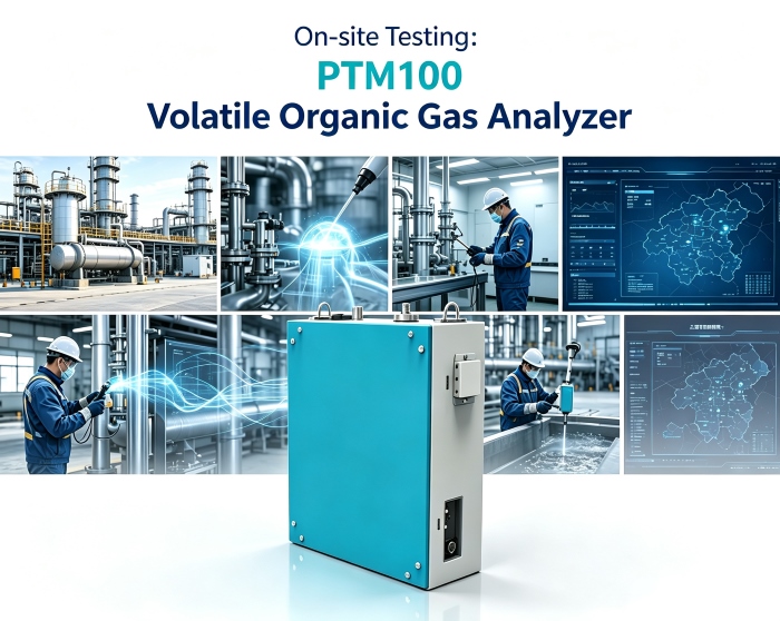 Hassas VOC Kontrolüne Odaklanan PTM100 Uçucu Organik Gaz Analizörü, Çoklu Senaryolarda Verimli Saha Testlerine olanak Sağlar